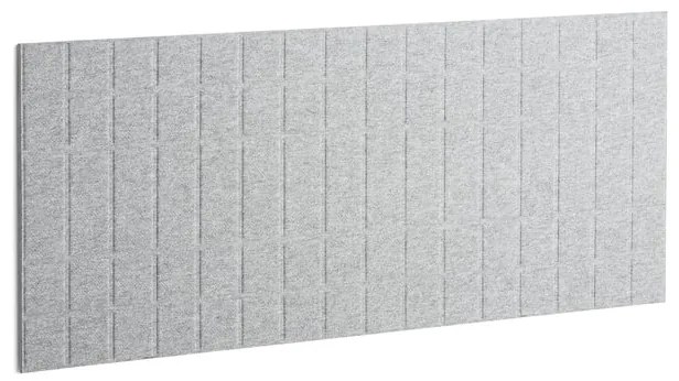 Akustický nástenný panel SPLIT, 1600x600 mm, svetlošedý