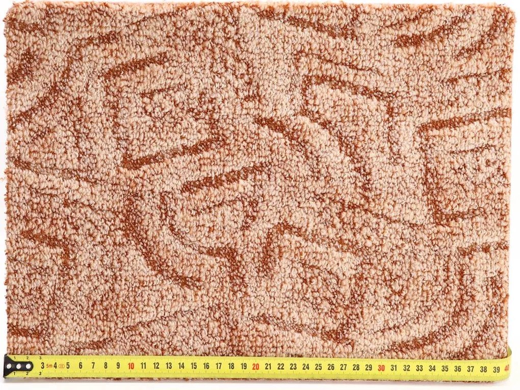 Koberec metráž Bella Marbella 35, na mieru, šíře 3m,4m,5m, hnedá, filc, chodba / predsieň, ITC