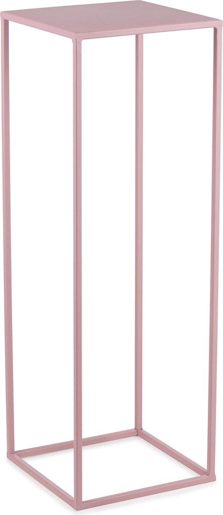 STOJAN NA KVETINÁČ SIMPLE 70X24X24 CM RUŽOVÁ