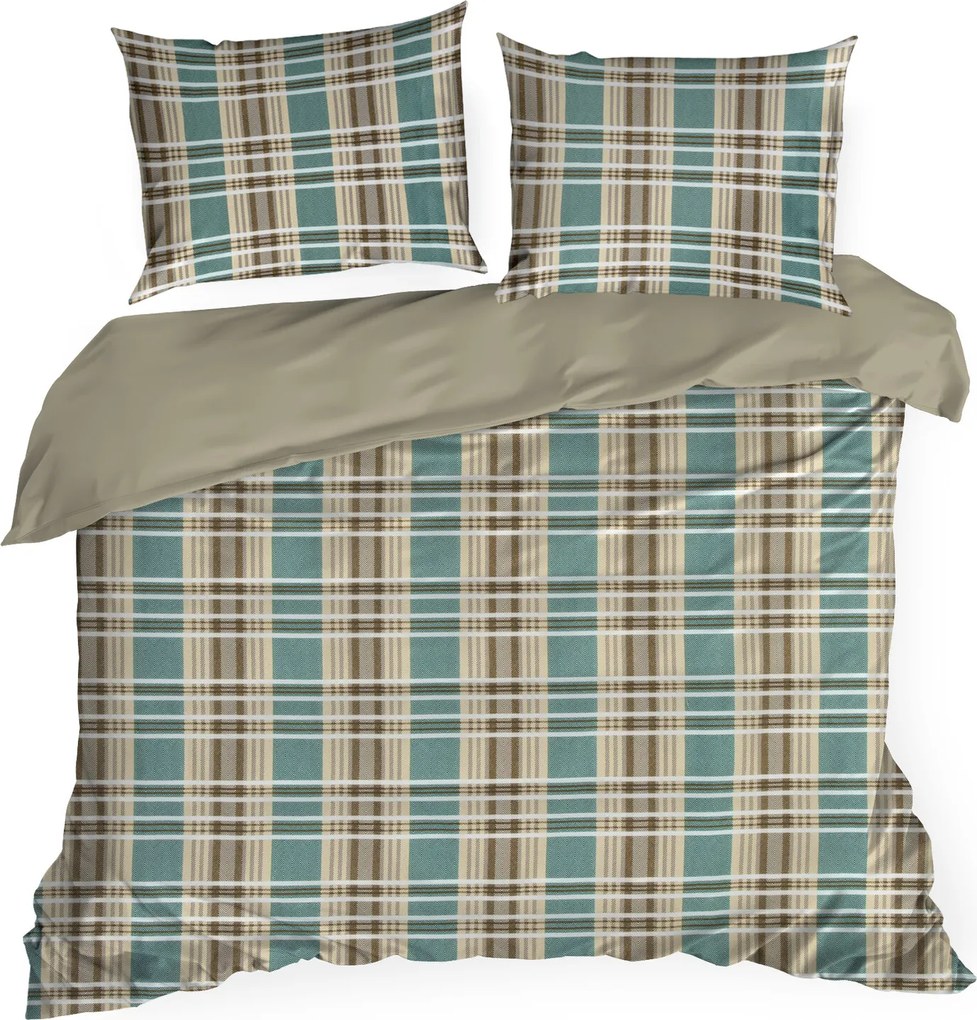 SATÉNOVÉ OBLIEČKY SPRING65 200X220 CM, 2 KS 70X80 CM VZOROVANÉ