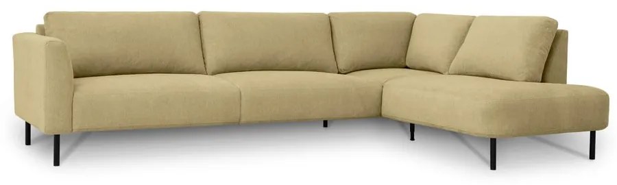 Okrovožltá rohová pohovka (pravý roh) Hero – Scandic