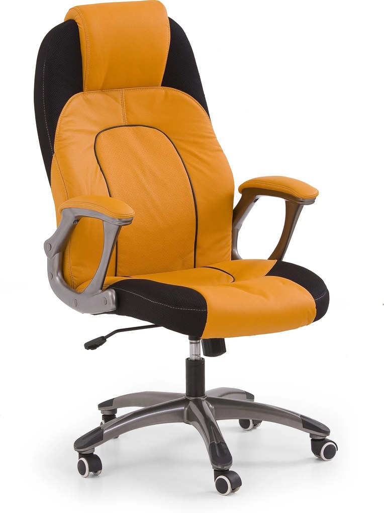 MAXMAX Herný stoličky VIPER oranžovo / čierna