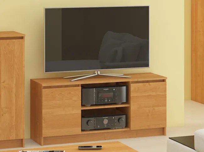 Stolík pod TV RTV 140 2D 1P olcha