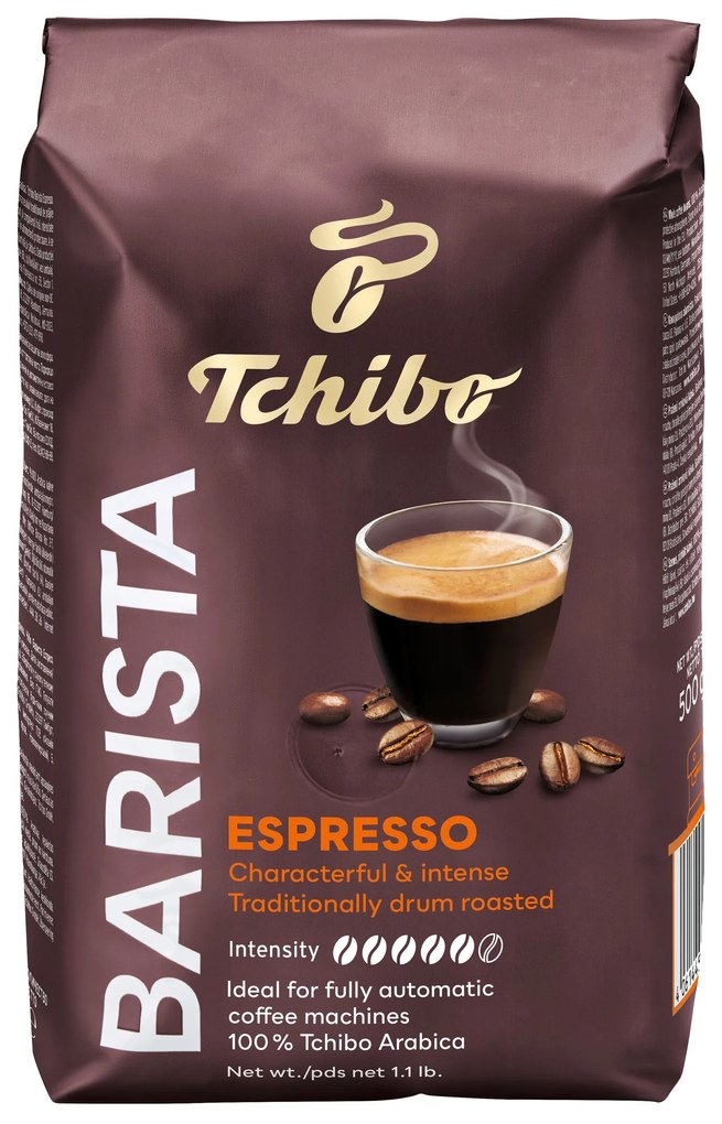 BARISTA Espresso - zrnková káva, 10 x 500 g