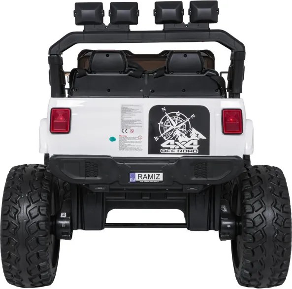 Elektrické autíčko Extreme Sport 4x4 biele