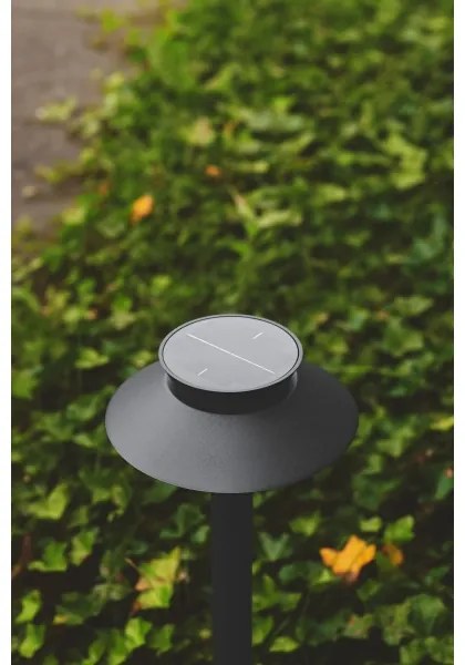 Nordlux - LED Solárna lampa so senzorom LED/5W/3,7V IP44 čierna