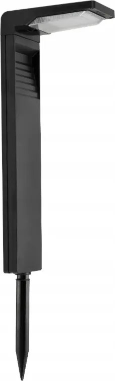 SADA 4 solárnych LED záhradných lámp na záhradné stĺpiky so senzorom súmraku