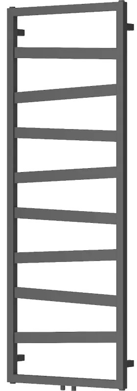 Mexen, Mexen Zoom dekoratívny kúpeľňový radiátor 1430 x 530 mm, 477 W, antracit - W130-1430-530-00-66