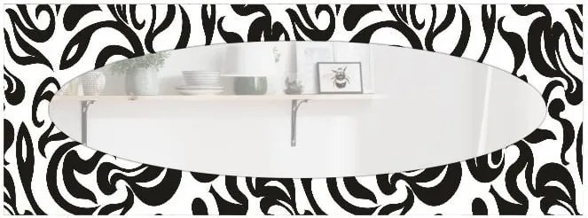 Nástenné zrkadlo Oyo Concept Zebra, 120 x 40 cm