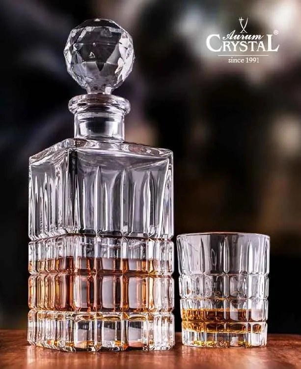 Aurum Crystal Diplomatic whisky set (1 + 6)