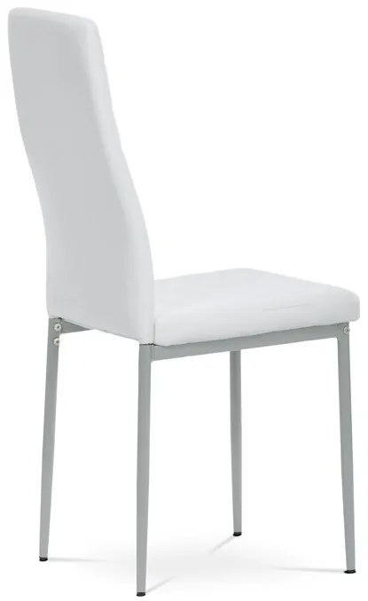 BONTEC Jedálenská stolička, čierna, ekokoža, DCL-377 BK Farba: Biela