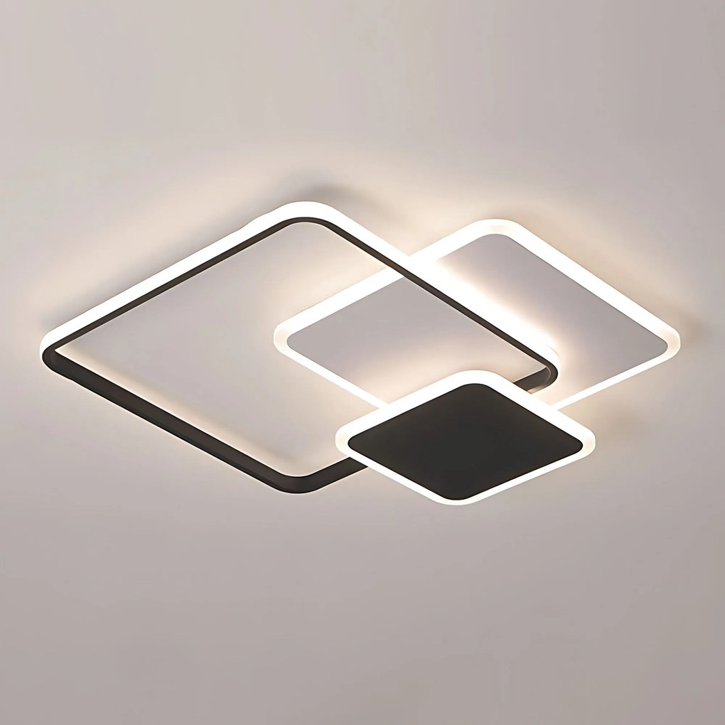 Toolight Toolight, LED stropné svietidlo 32W, 3000K, LHJ079-C, čierna-biela, OSW-50039