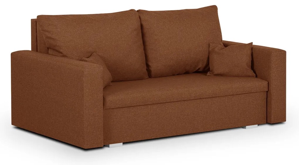 Pohovka pre 2 osoby s funkciou spania MONDI Svetlo hnedá