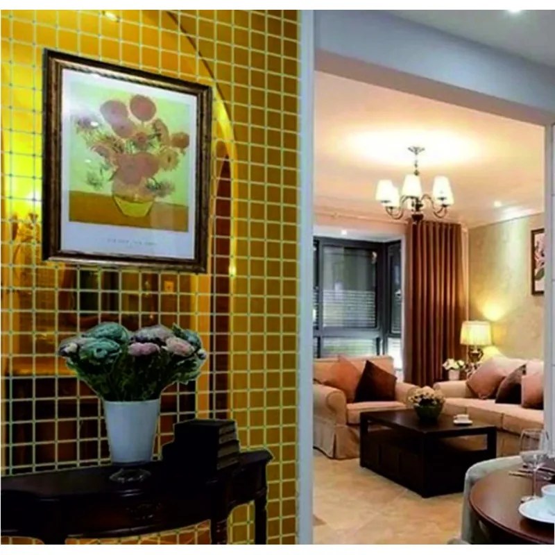 Zrkadlové dekoračné nálepky z akrylu na stenu, sklo a obkladačky | SENTOP FB-FA501