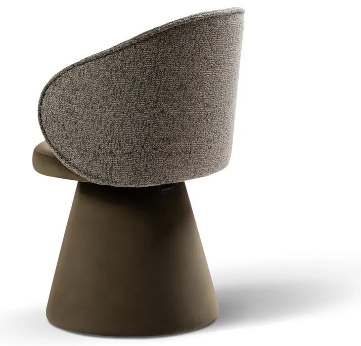 Tmavozelené zamatové kreslo Inez – Micadoni