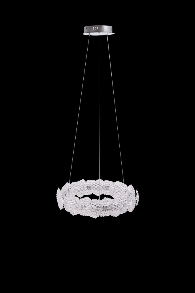 Toolight Toolight, LED závesné svietidlo 57cm, 36W, 4000K, MS017-CP, chrómová, OSW-09629