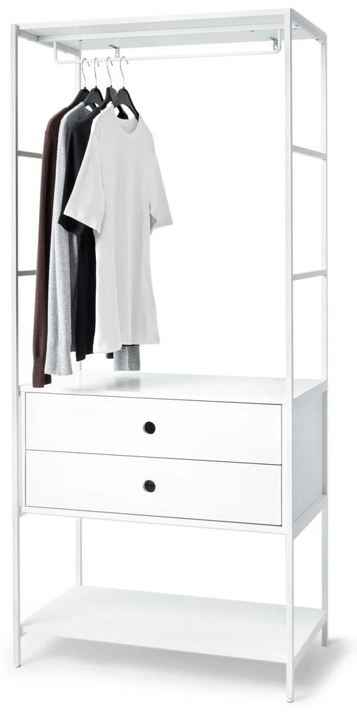 Vešiaková stena »KLAAR« s 2 zásuvkami