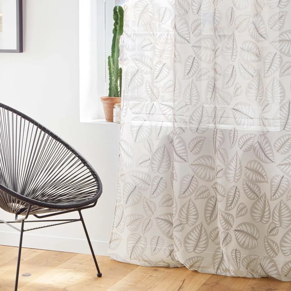 Béžová voálová záclona 140x240 cm Alma – douceur d'intérieur