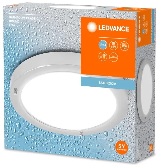 Ledvance - Kúpeľňové stropné svietidlo BATHROOM CLASSIC 1xE27/15W/230V IP44