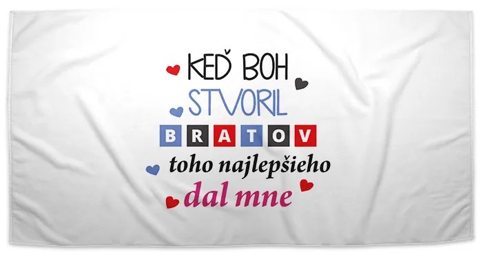 Sablio Uterák Keď Boh stvoril bratov - 50x100 cm