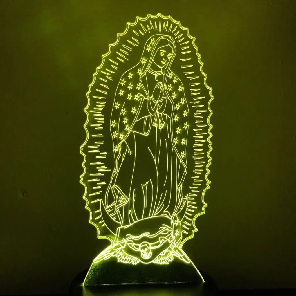 3Dmix 3DL-SL022 – 3D LED nočná lampa - Panna Mária (Solar)