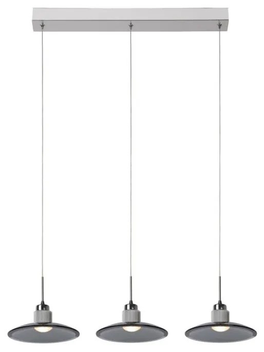 Lucide 32452/15/11 - LED závesné svietidlo COSMO 3xLED/5W/230V lesklý chróm