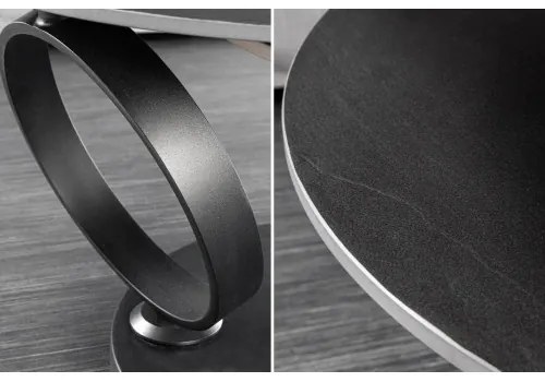 Konferenčný stôl otočný 44316 Rings 80-135x80cm Ceramik  - Komfort-nábytok