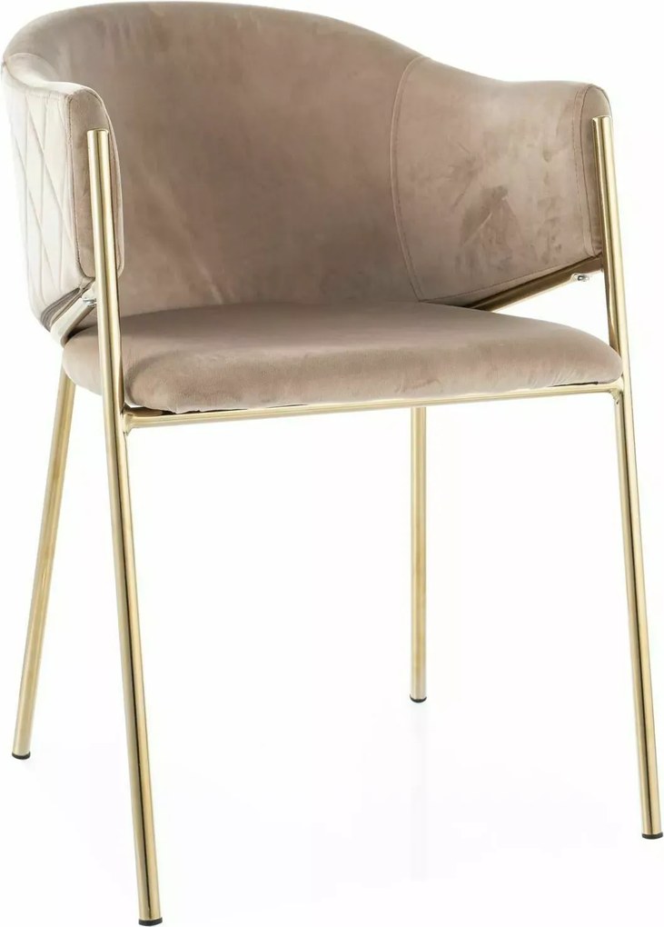 SI Stolička Bono Velvet béžová