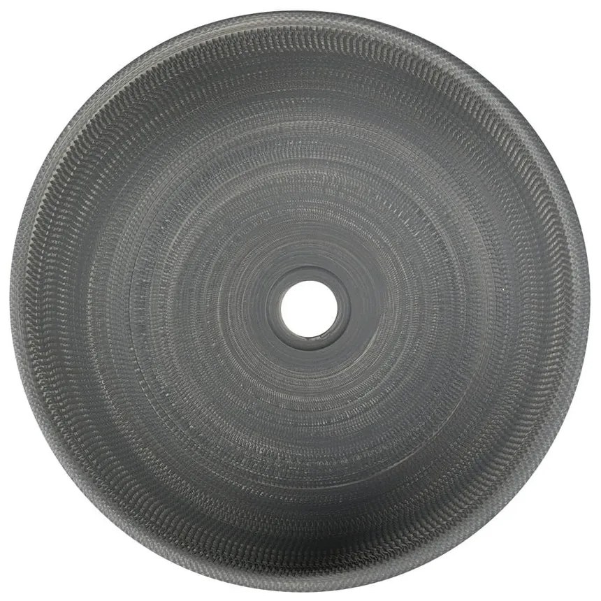 Sivé keramické okrúhle umývadlo ø 41 cm Priori – Sapho