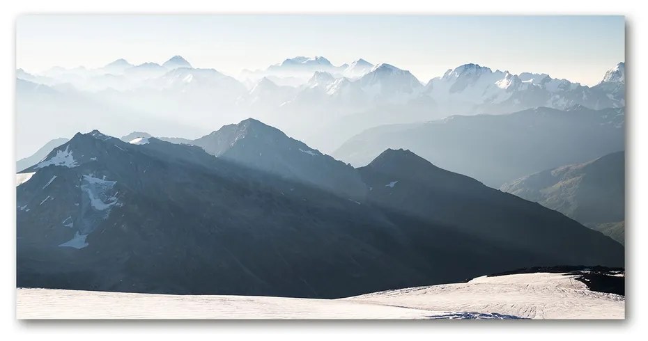 Foto obraz akrylový Horské vrcholy pl-oa-140x70-f-72501918