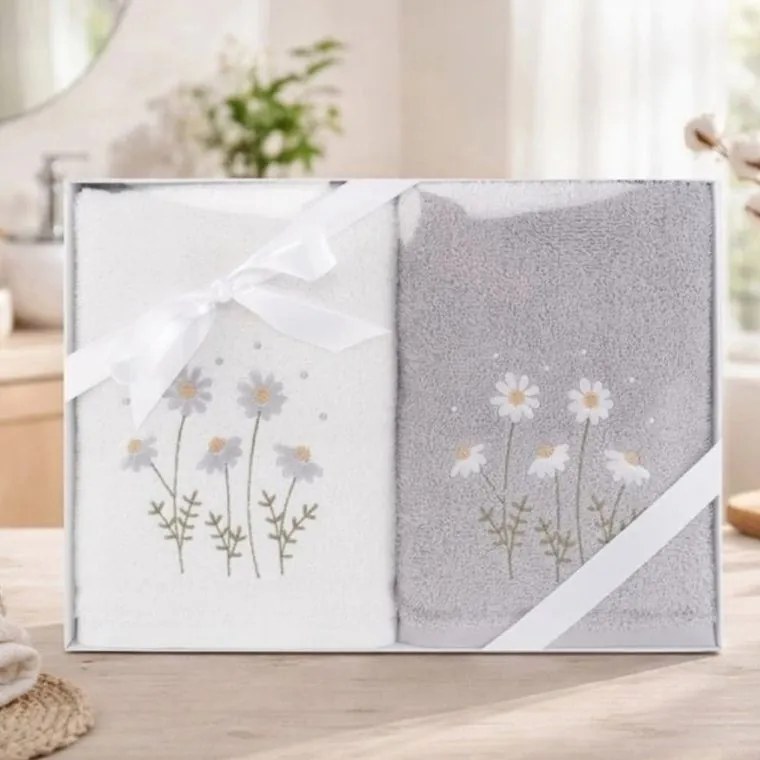 Darčekové balenie froté uterákov Sedmokrásky 50 x 90 cm 2 ks