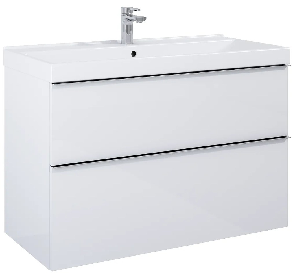 Elita Look, umývadlová skrinka 100x45x64 cm 2S PDW, biela matná, ELT-167598