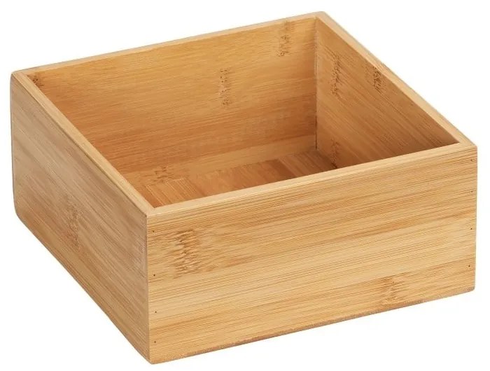Bambusová úložná priehradka Wenko Terra, šírka 15 cm