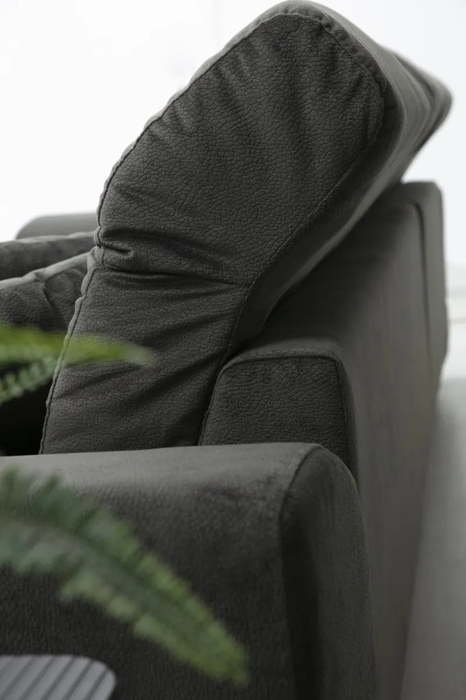 Rohová pohovka Frido antracitová ľavá