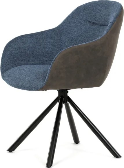Jedálenská stolička modrá DCH-Y1143 BLUE2