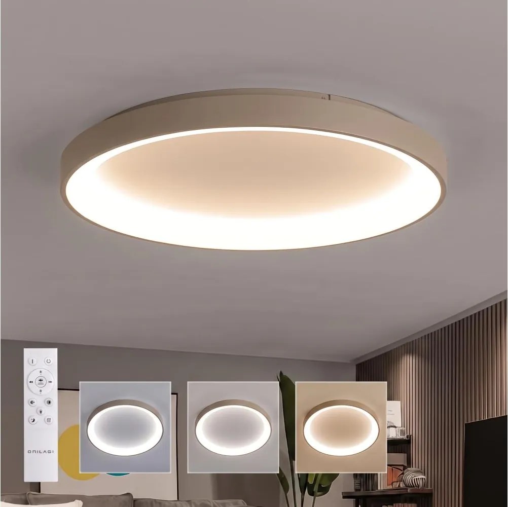 BRILAGI - LED stmievateľné stropné svietidlo FALCON II LED/108W/230V biela/béžová + DO
