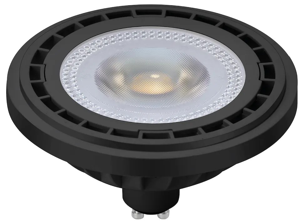 Halogénová LED žiarovka GU10 neutrálna 4000k 10w 870 lm čierna