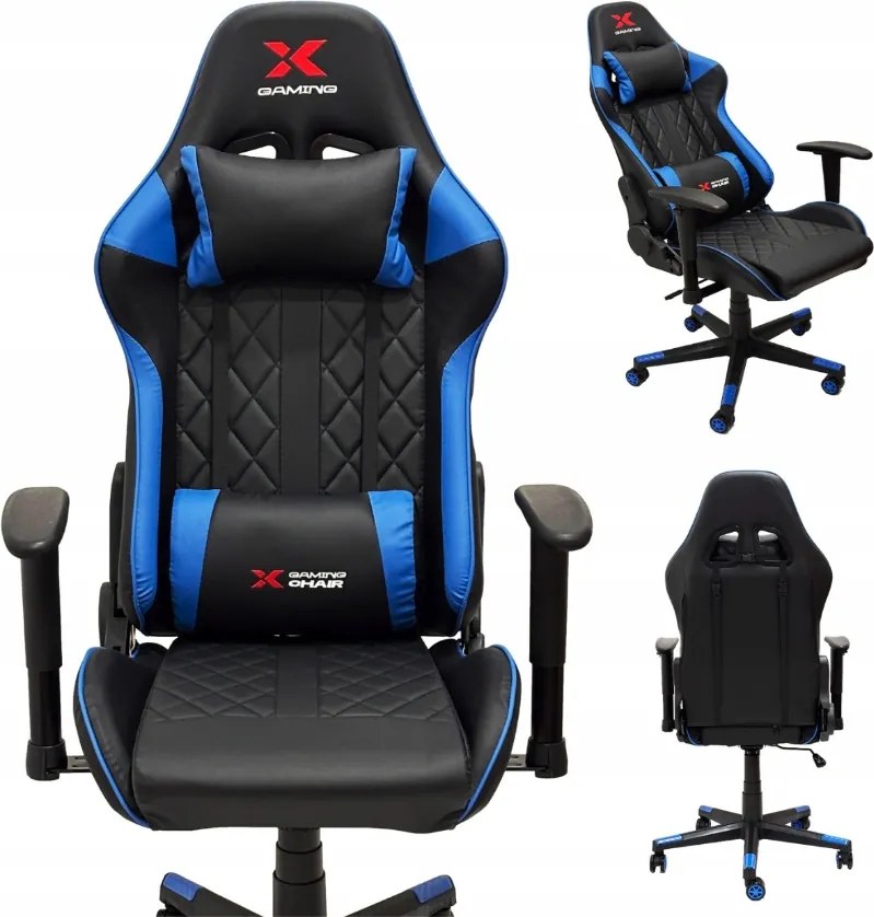 Herné kreslo Xgaming Xcom2 - čierno-modré