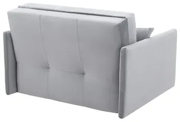 Malá pohovka 126 cm sivá LEO II