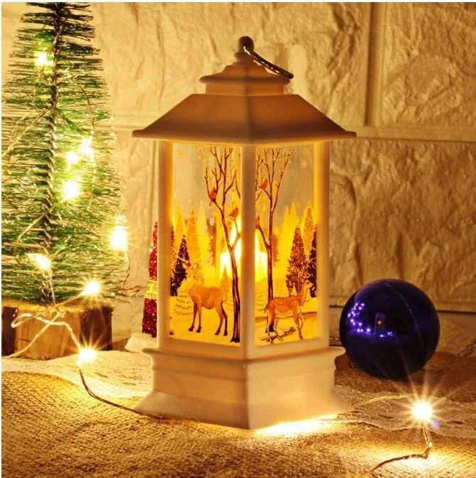 Tutumi Tutumi, LED vianočný lampáš 20x8 cm XB-001, biela, CHR-06606