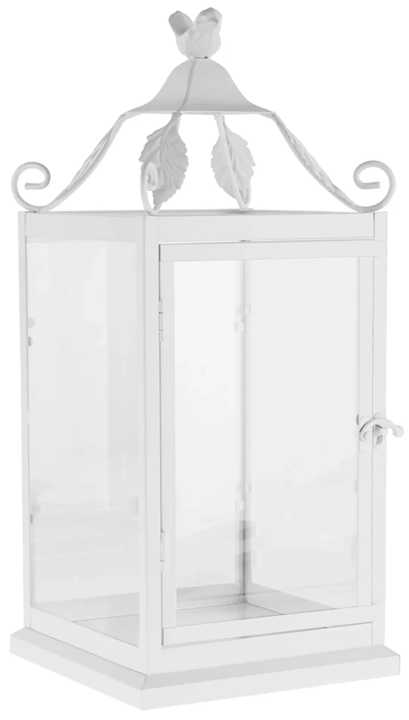 Lampáš, 43 cm, biela, kov, POGOL TYP 2