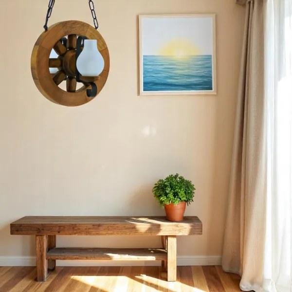 Brilagi - Luster na reťazi ROATA 2xE14/40W/230V buk