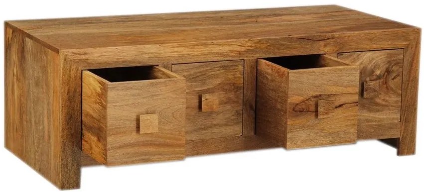 furniture-nabytek.cz - Konferenční stolek mangové dřevo 110x40x60