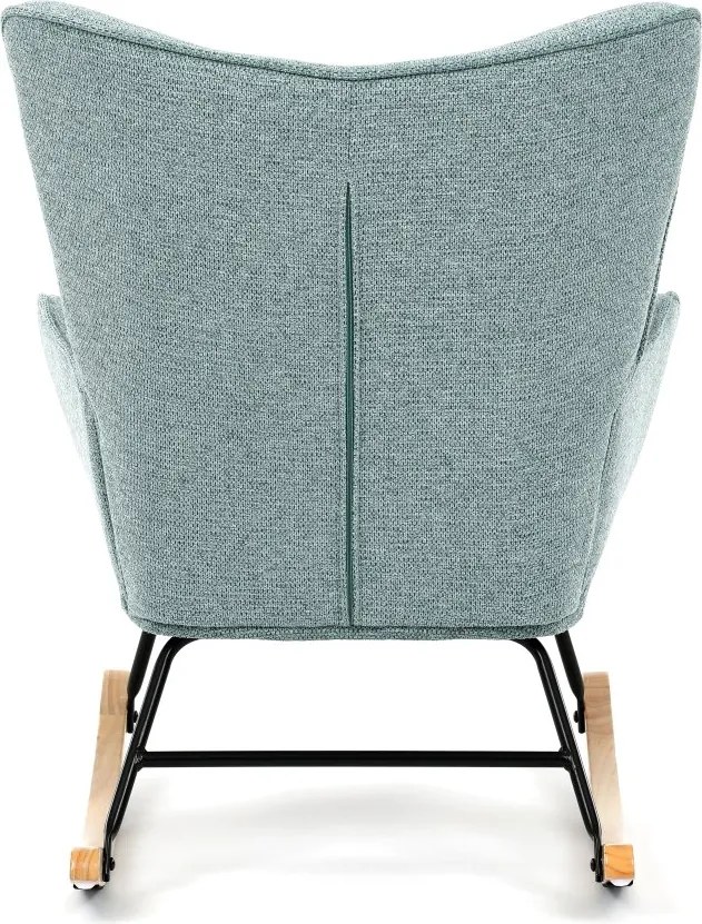 Hojdacie kreslo FABIAN — látka, modrá