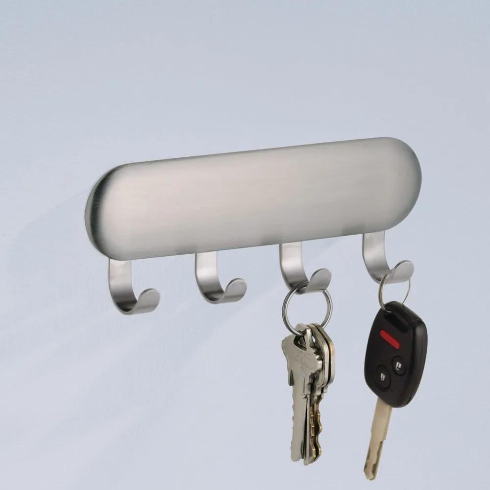 Samodržiaci vešiak na kľúče iDesign Forma, 5,5 x 14 cm | BIANO