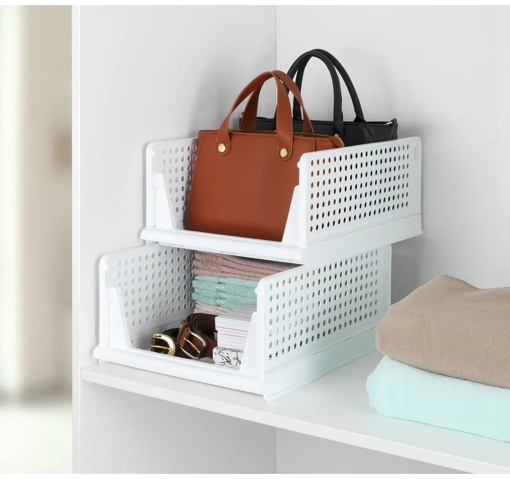 Plastové organizéry do skrine v súprave 2 ks - Maximex