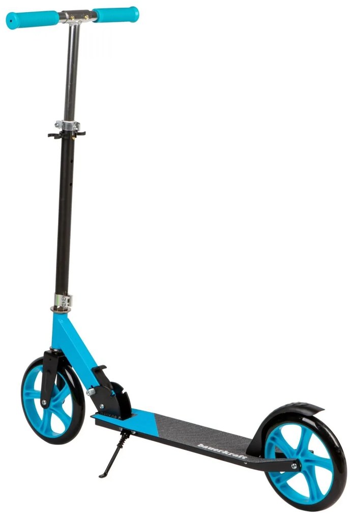 Bauerkraft Mestská kolobežka pre deti a mládež skladacia s nastaviteľnou výškou 85,5-95,5 cm 200 mm kolieska