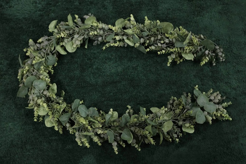 Zelená umelá girlanda eucalyptus 170cm