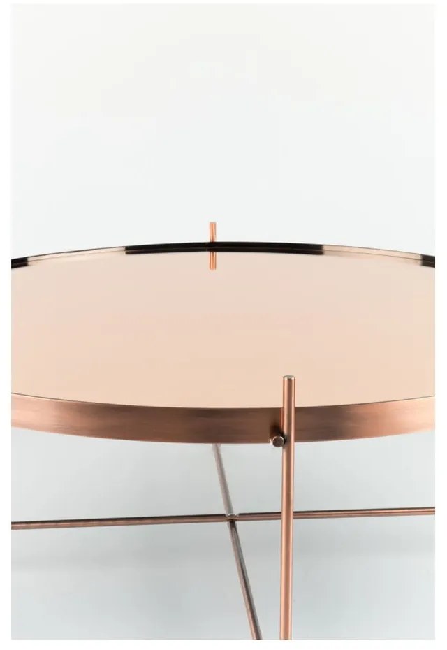 Konferenčný stolík v medenej farbe Zuiver Cupid XXL