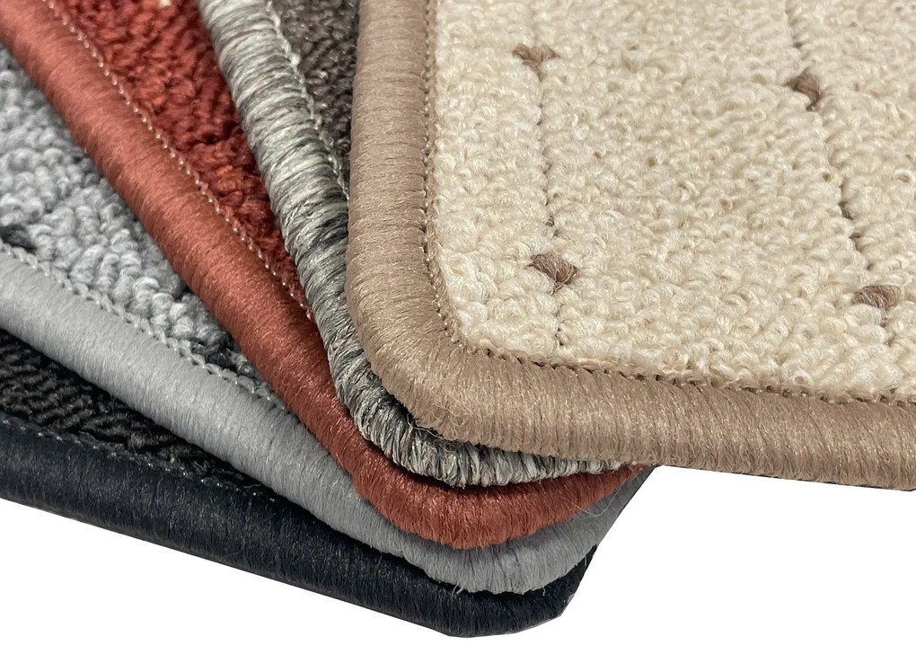 Condor Carpets, Behúň na mieru Udinese terra, šíre 60 cm, oranžová, chodba / predsieň